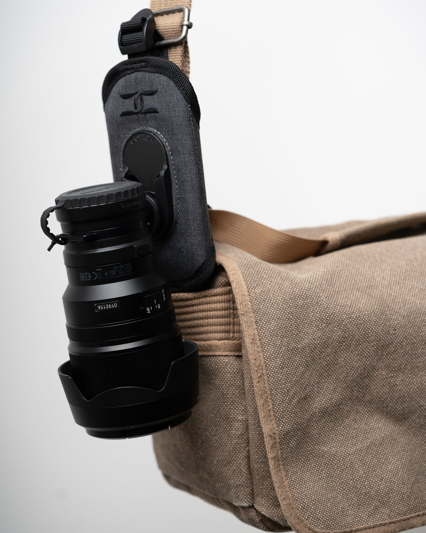 Cotton Carrier GREY STRAPSHOT HOLSTER - The Lens Flipper